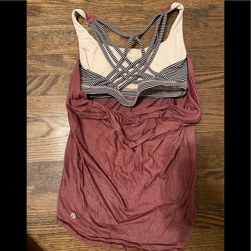 Lululemon work out top open back